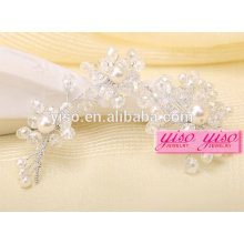 Los accesorios del pelo de los aliexpress alean la tiara de la perla de la boda